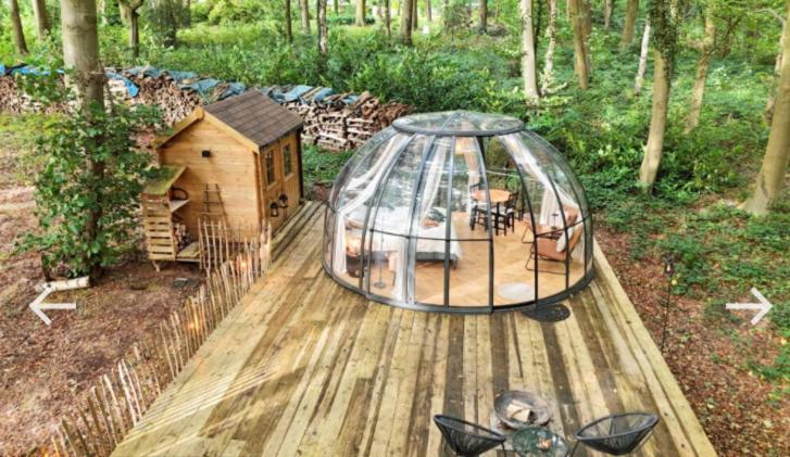 Le Dome De Namur - Une Nuit Insolite Dans Les Bois Dış mekan fotoğraf